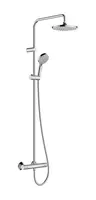 Hansgrohe Vernis Blend - Súprava sprchových setov s termostatom, priemer 21 cm, 2 prúdy, chróm, 2 ks 26285000