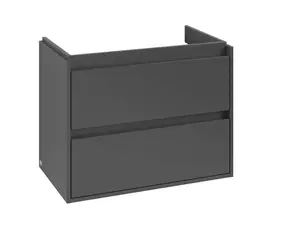 Villeroy & Boch Skyla - Umývadlová skrinka, 77x60x44 cm, 2 zásuvky, Graphite C79800VR