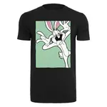 Black Looney Tunes Bugs Bunny Funny Face T-shirt