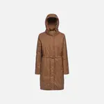 Brown women's coat Geox Eleana - Women's