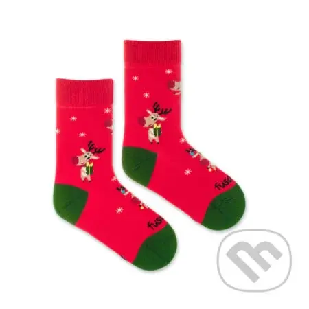 Detské ponožky Sobie Vianoce S (Unisex veľkosť S (veľkosť 23-26))