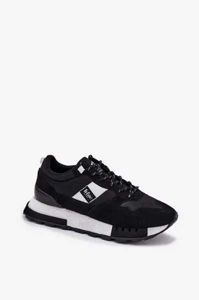 Zateplené pánské sneakers na platformě Lee Cooper LCJ-25-03-3378M černé