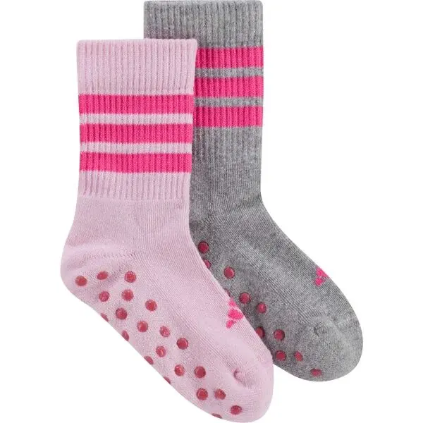 adidas LK AS SOCKS 2PP Detské ponožky, ružová, veľkosť XXL