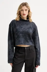 Bavlnená mikina G-Star Oversized cropped turtle
