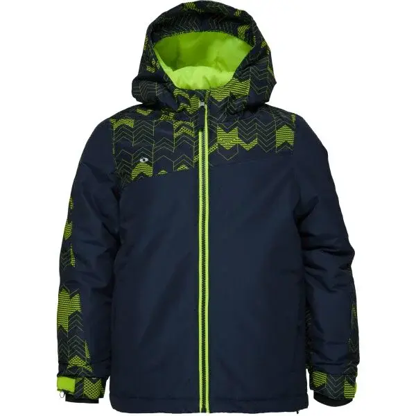 LOAP CUSA Detská lyžiarska bunda, tmavo modrá, veľkosť 122-128