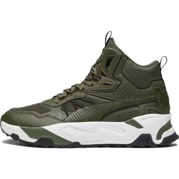 Puma TRINITY MID HYBRID Pánska voľnočasová obuv, khaki, veľkosť 40