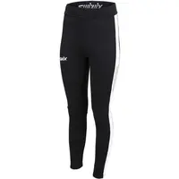 Swix FOCUS WARM TIGHTS Dámske priedušné a hrejivé elastické nohavice, čierna, veľkosť