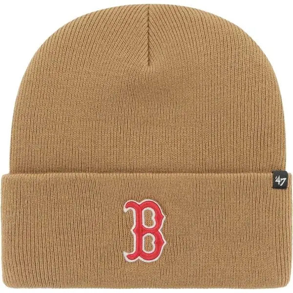 47 MLB BOSTON RED SOX HAYMAKER CUFF KNIT Zimná čiapka, béžová, veľkosť UNI