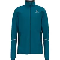 Odlo BRENSHOLMEN JUNIOR Chlapčenská bunda na bežky, tyrkysová, veľkosť
