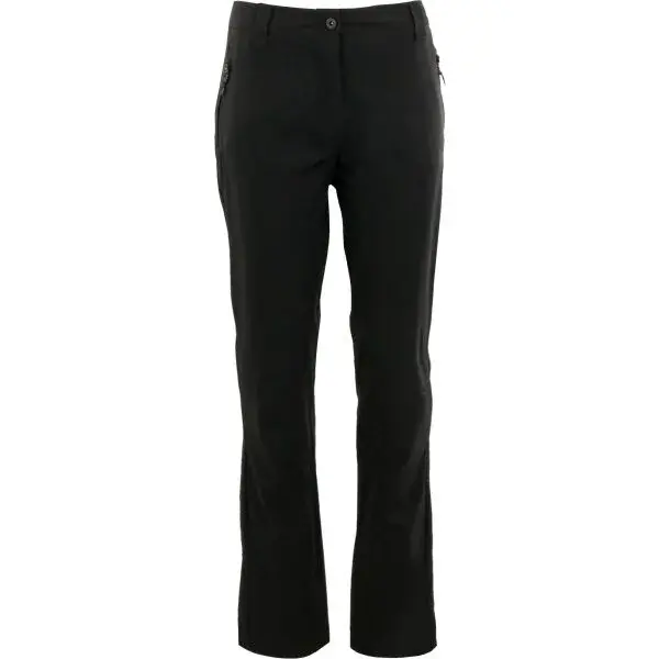 ALPINE PRO POWA Dámske outdoorové nohavice, čierna, veľkosť