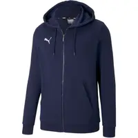Puma TEAMGOAL 23 CASUALS HOODED JACKET Pánska športová mikina, tmavo modrá, veľkosť
