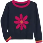 GAP V-OC DAISY Dievčenský sveter, tmavo modrá, veľkosť 3Y