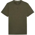 Puma M TAD ESSENTIALS HEATHER CAT TEE Pánske tričko, khaki, veľkosť