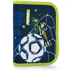 Oxybag FUTBAL Školský jednoposchodový peračník, tmavo modrá, veľkosť