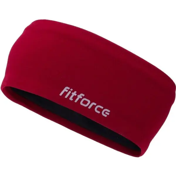 Fitforce THALES Bežecká čelenka, vínová, veľkosť UNI