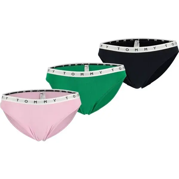 Tommy Hilfiger 3P BIKINI Dámske nohavičky, čierna, veľkosť