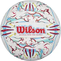 Wilson GRAFFITI PEACE VB Lopta na plážový volejbal, biela, veľkosť