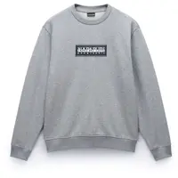 Napapijri B-BOX LOGO Pánska mikina, sivá, veľkosť XXXL