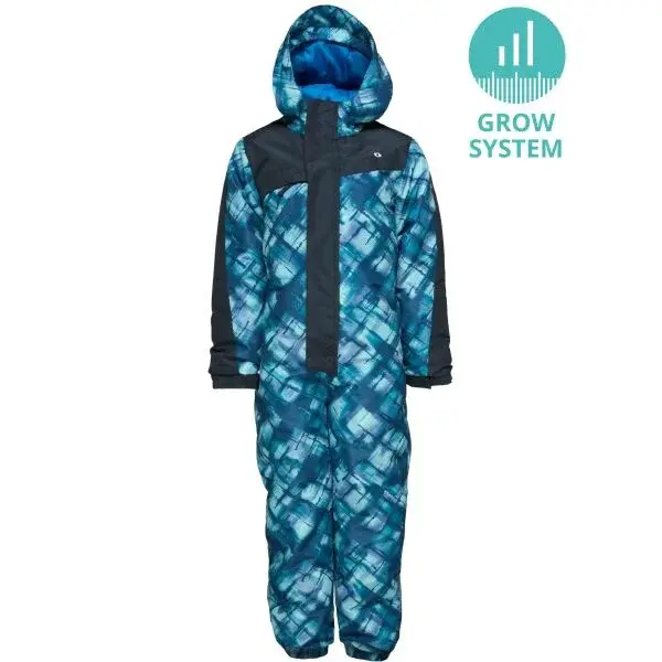 LOAP CUVEN GROW SYSTEM Rastúca detská lyžiarska kombinéza, modrá, veľkosť