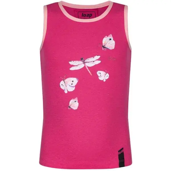 LOAP BESLANA Dievčenské tielko, ružová, veľkosť 112-116