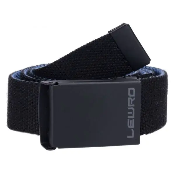 Lewro ATLAS Detský textilný opasok, čierna, veľkosť