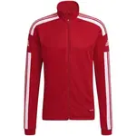 adidas SQ21 TR JKT Pánska futbalová mikina, červená, veľkosť