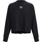 Under Armour UA RIVAL TERRY OVERSIZED CRW Dámske tréningové tričko, čierna, veľkosť S