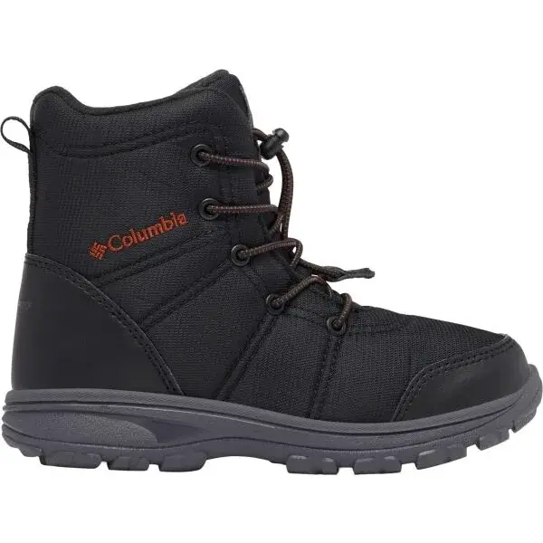Columbia YOUTH FAIRBANKS OMNI - HEAT Detská zimná obuv, čierna, veľkosť 37