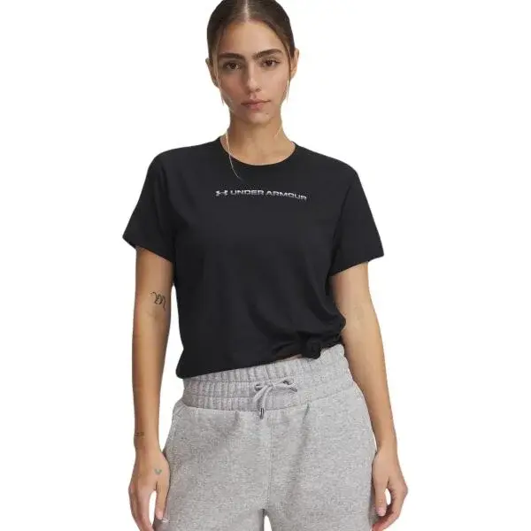 Under Armour TECH PTH GRAPHIC Dámske tričko, čierna, veľkosť M