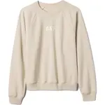 GAP NEW RAGLAN Dámska mikina, béžová, veľkosť