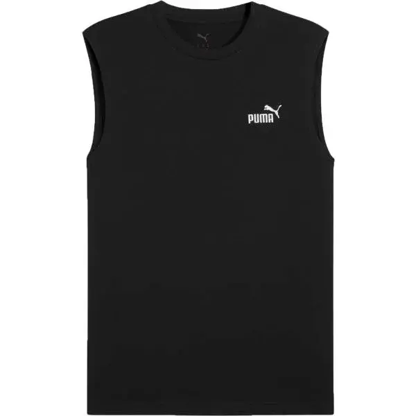 Puma ESSENTIALS NO 1 LOGO SLEVEIESS TEE Pánske tielko, čierna, veľkosť