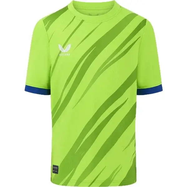 CASTORE TOP SS JERSEY JR Chlapčenský futbalový dres, svetlo zelená, veľkosť