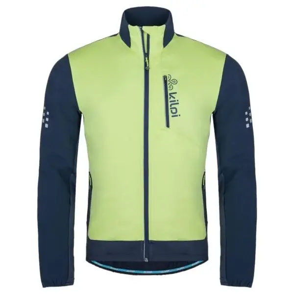 KILPI NORDIM Pánska bežecká bunda, svetlo zelená, veľkosť XXXL