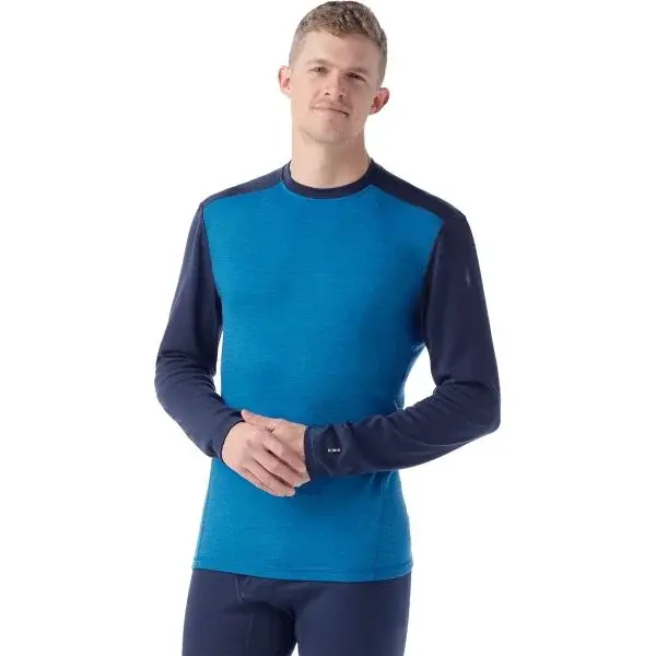 Smartwool M CLASSIC THERMAL MERINO BL CREW BOXED Pánske tričko, modrá, veľkosť