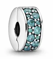 Pandora Třpytivý tyrkysový korálek 791817MCZ