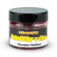 Mikbaits kukuřičky v dipu 50 ml - monster halibut