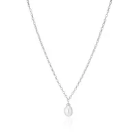 Sif Jakobs Elegantní stříbrný náhrdelník s barokní perlou Padua SJ-N2455-P