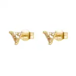 Rosato Minimalistické pozlacené náušnice pecky Vittoria RZVT22