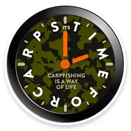 4anglersdesign samolepka 77 carpfishing is a way of life