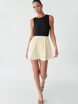 BWLDR Šaty 'VIEW MINI DRESS'  nebielená / čierna