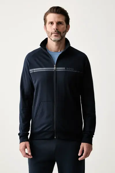 BOSS rozepínací mikina pánská bavlněná Authentic Jacket Z