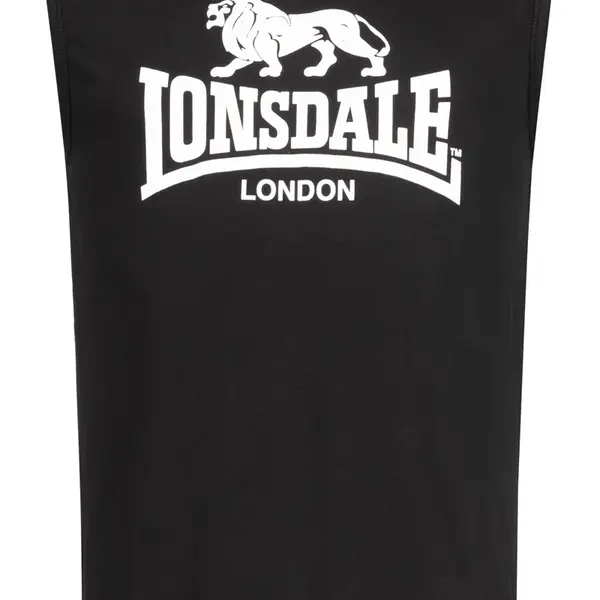 Pánský nátělník Lonsdale 117332-Black/White