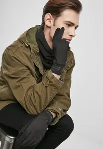 Unisex rukavice Urban Classics Logo Cuff Performance