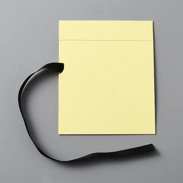 Square Paper Drawer Boxes with Ribbon