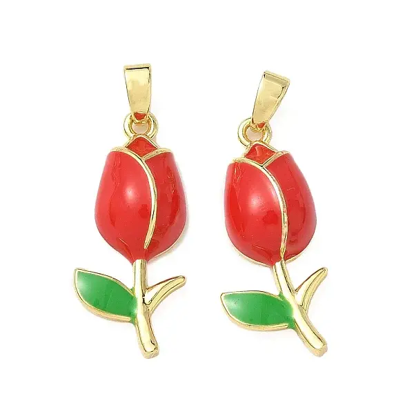 Brass Enamel Pendants