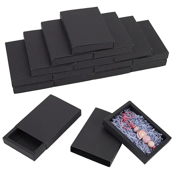 Kraft Paper Storage Gift Drawer Boxes
