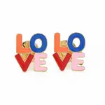 Word Love Enamel Pin