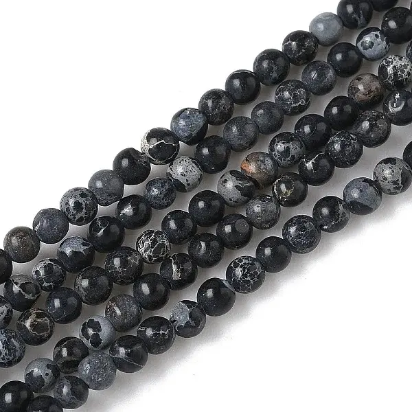 Dyed Natural Regalite/Imperial Jasper/Sea Sediment Jasper Beads Strands