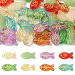 40Pcs 8 Styles Glass Beads