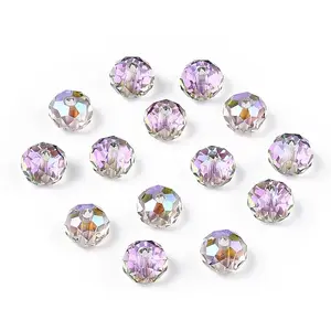 Transparent Electroplate Glass Beads
